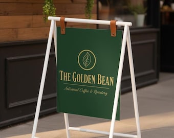 Benutzerdefinierte A- Frame Gehwegschild | Doppelseitiges Outdoor Business Schild