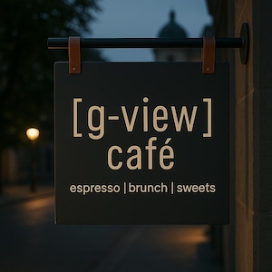 Custom Business Blade Sign | Double-Sided Outdoor Storefront Sign with Bracket | Hanging Shop Sign for Café, Salon & Boutique