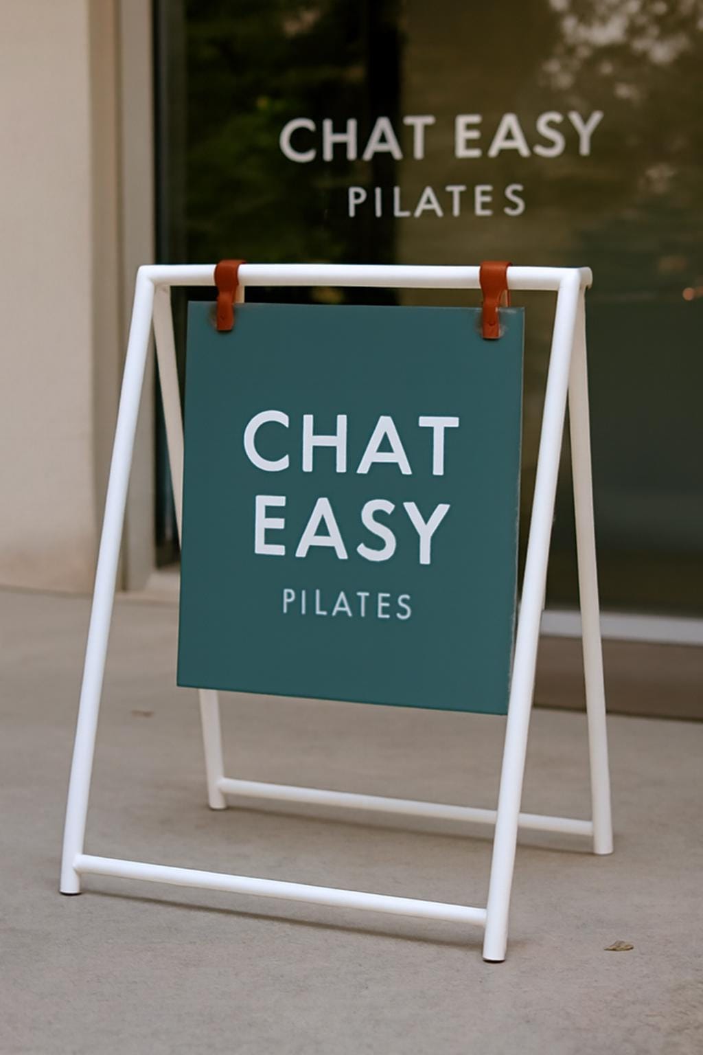Custom A-frame Sidewalk Sign for Business – Double-sided Outdoor Metal ...