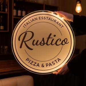 lumineuse personnalisée Beauty Studio | Logo LED 3D en acrylique | Enseigne murale lumineuse pour salon, décoration néon pour entreprise et magasin