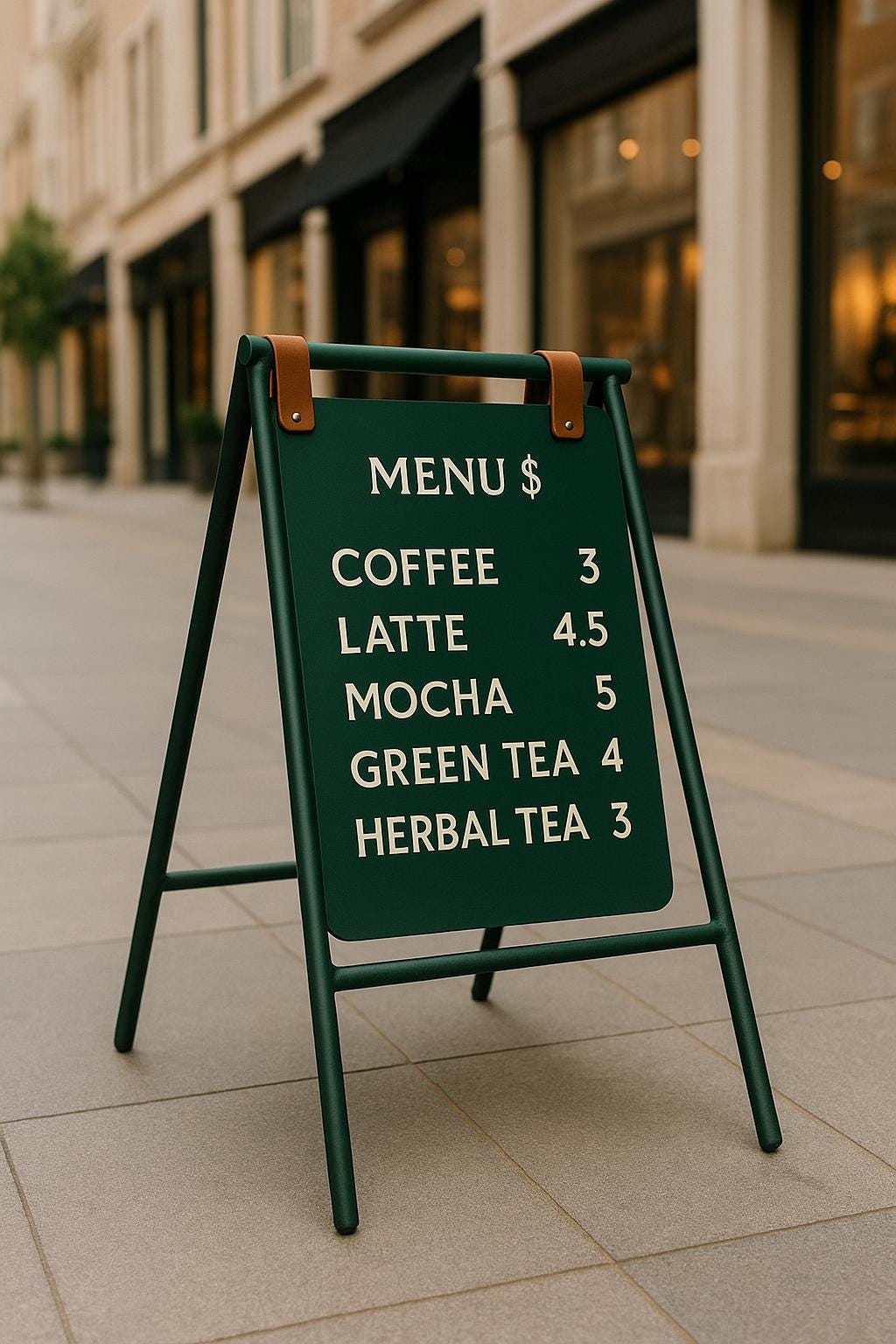 Custom A-frame Sidewalk Sign for Business – Double-sided Outdoor Metal ...