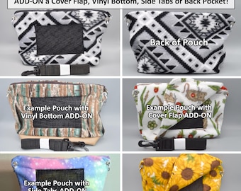 Customizable Fleece Zippered Bonding Bag/Pouch/Carrier Includes Adjustable Strap for Hedgehog, Rat, Sugar Gliders or Small Pet