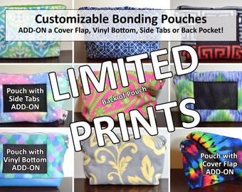 LIMITED Prints, Fleece Zippered Bonding Bag/Pouch/Carrier includes Adjustable Strap for Hedgehog, Rat, Sugar Gliders or Small Pet