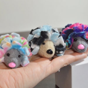 Adorable MINI Fleece Snuggle Buddy Hedgehogs, Stuffed Plushie Toy (Not for Pets)