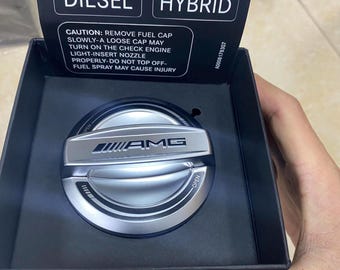 Premium Aluminium  AMG Fuel Filler Cap – Stylish Upgrade for  AMG ,tylish Upgrade for Mercedes-Benz AMG Models gas cover