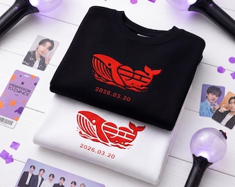 Embroidered BTS World Tour Arirang Sweatshirt, Concert Outfit Crewneck, Kpop Lover Gift