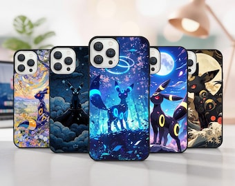 Funda protectora Umbreon Art para iPhone y Samsung