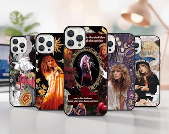 Stevie Nicks Inspired Phone Case, HD Print, Protective Bumper
