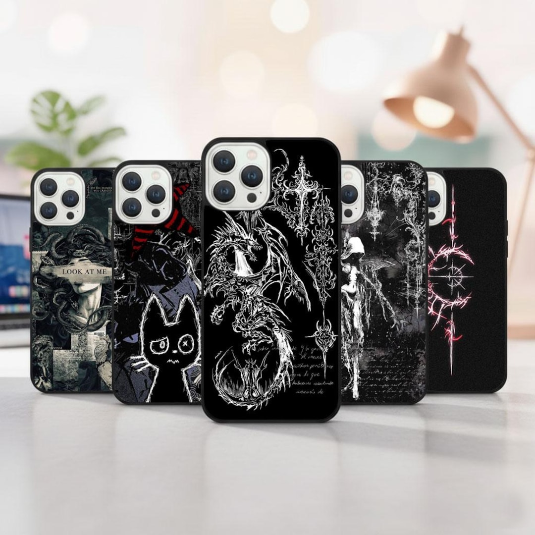 Cyber Sigilism Phone Case Neo Tribal Tattoo for iPhone 17 16 15 Samsung ...