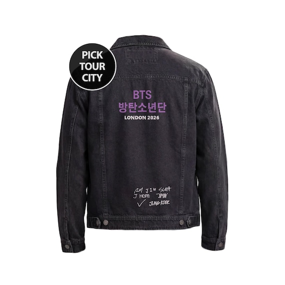 BTS 2026 World Tour Jacket | ARIRANG KPOP Merch | Personalized