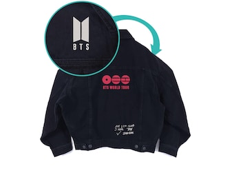 Chaqueta de la gira mundial de BTS 2026 / Merchandising de ARIRANG KPOP / Vaqueros bordados personalizados