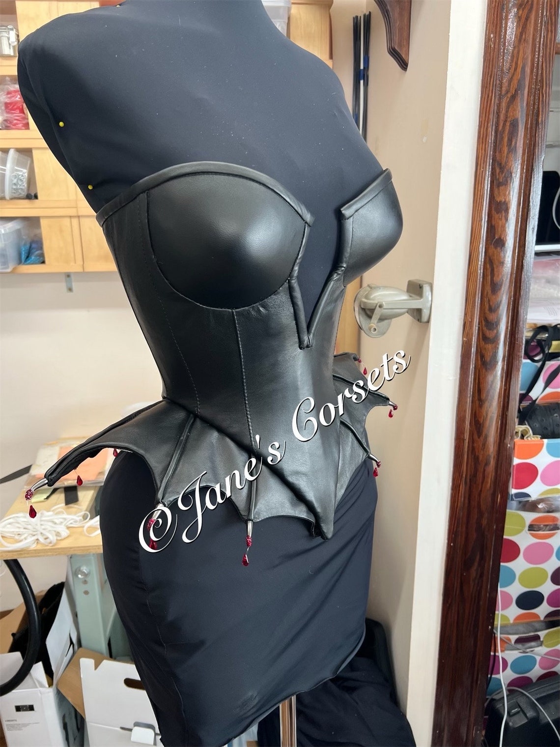 Halloween Pet Mask Bat Wings Corset