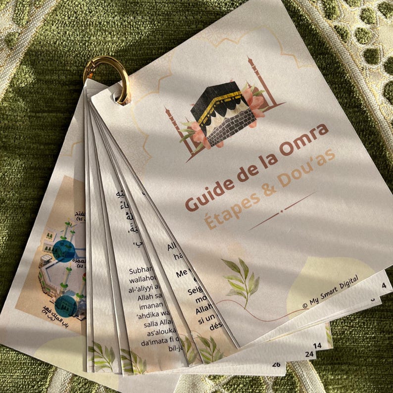 Quick Guide Umra Printable Umrah Guide | Double-sided PDF | Umrah Stage & Supplication ...