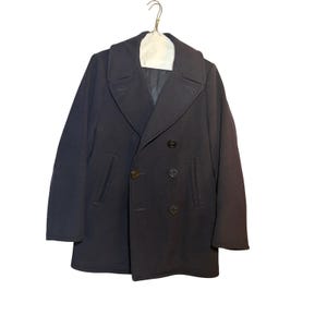 Us Navy Wool 1960s Peacoat - Etsy