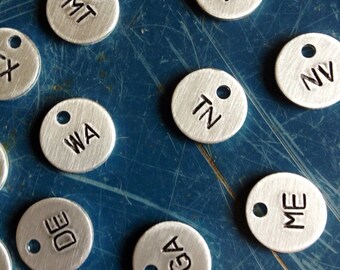 State abbreviations for your Marathon runner, DIY, make your own gift