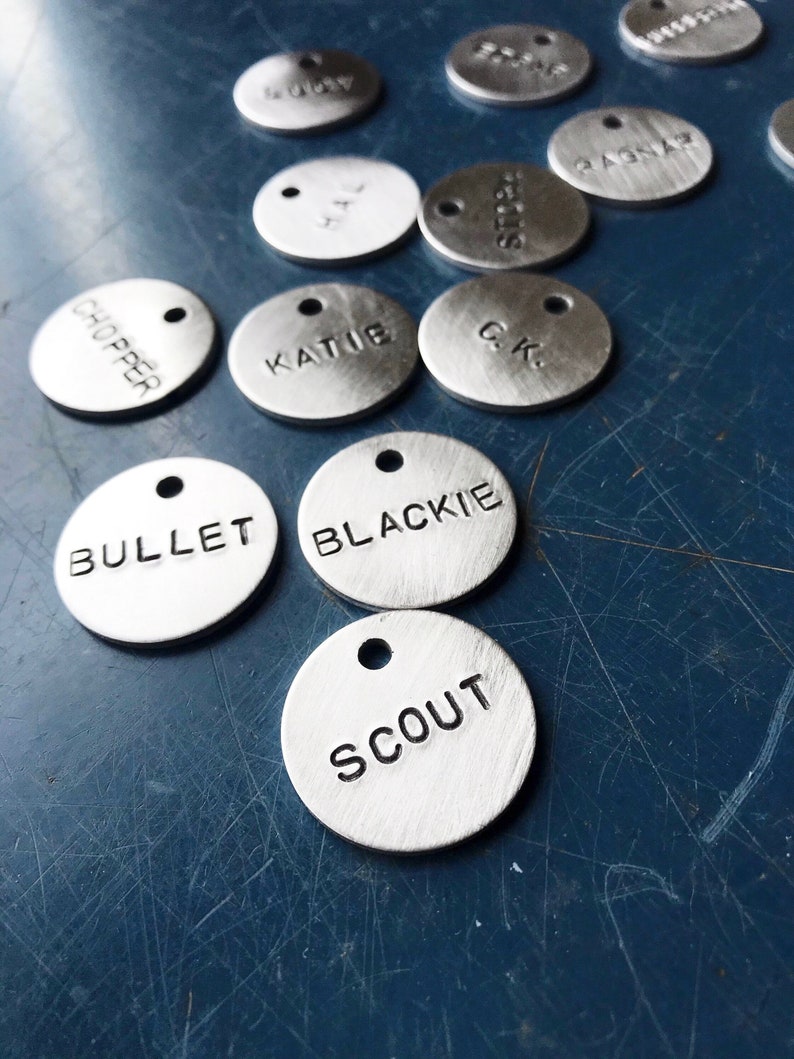 Label your stuff tags for horse tack or pet supplies brass Etsy