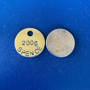 Blanket Weight Tags, Brass Tag for Horse Supplies, Label Your Stuff ...