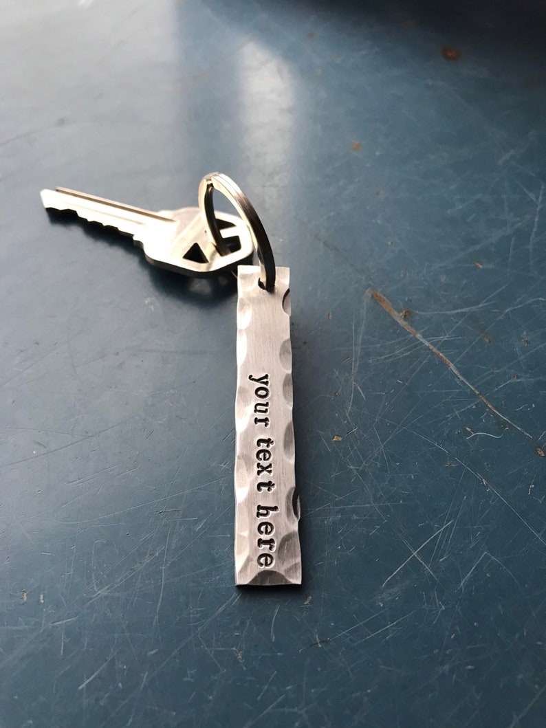 personalized gift gift for him or her Custom keychain choose your own text