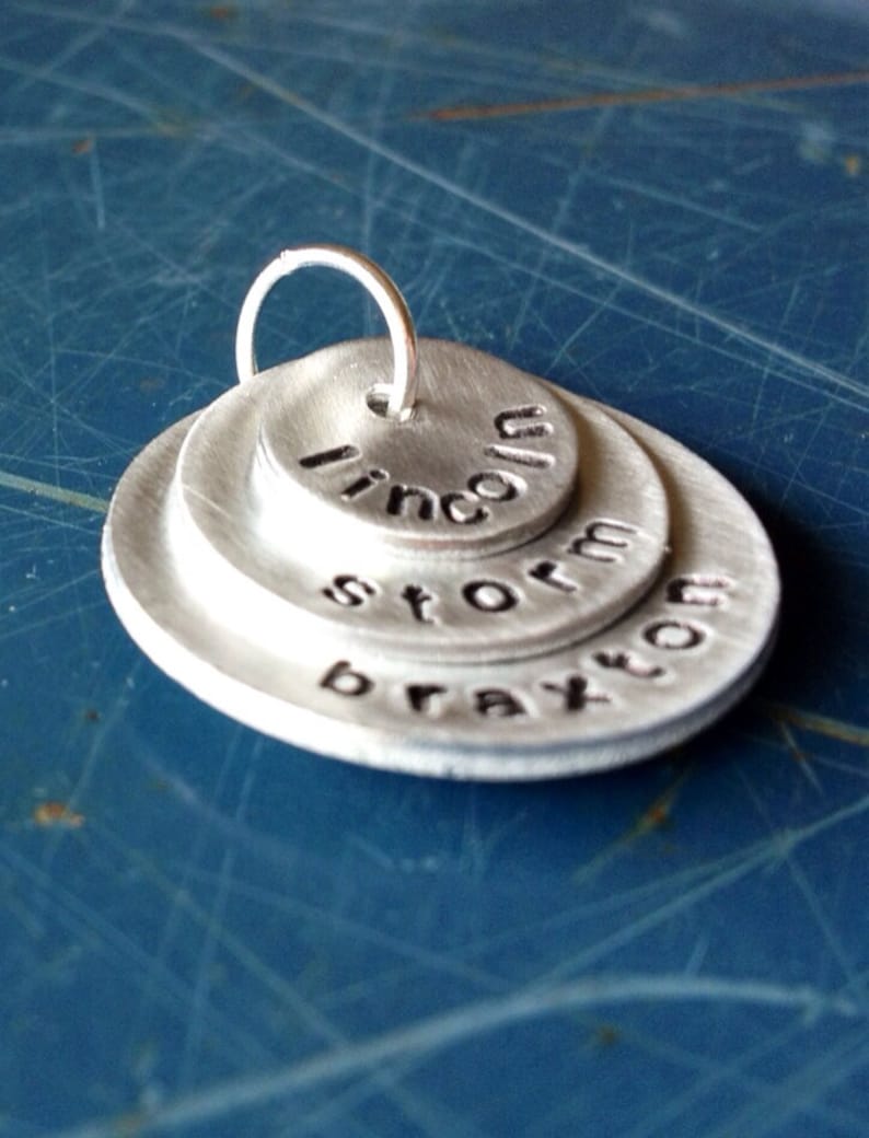 Grandma Name charm for your DIY jewelry project gift for Mother/'s day Layered charm