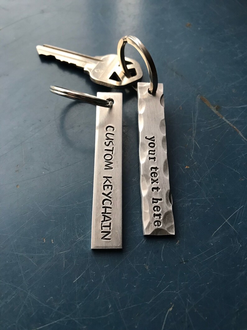 personalized gift gift for him or her Custom keychain choose your own text