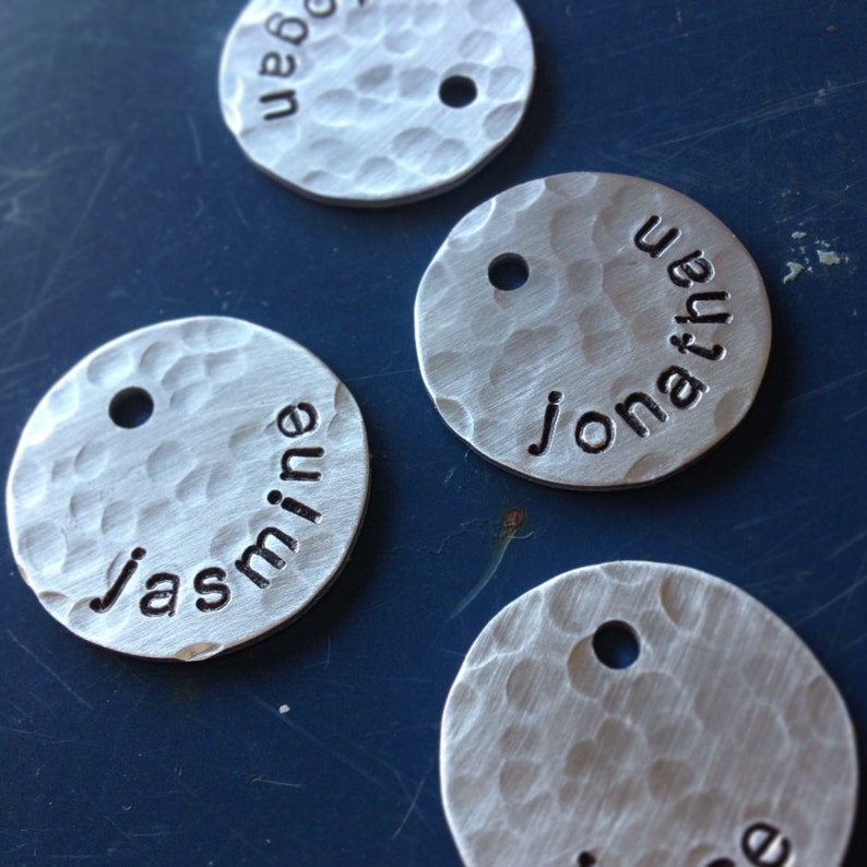 Tags Charms Name Tags Favors Party Decor Personalized Etsy