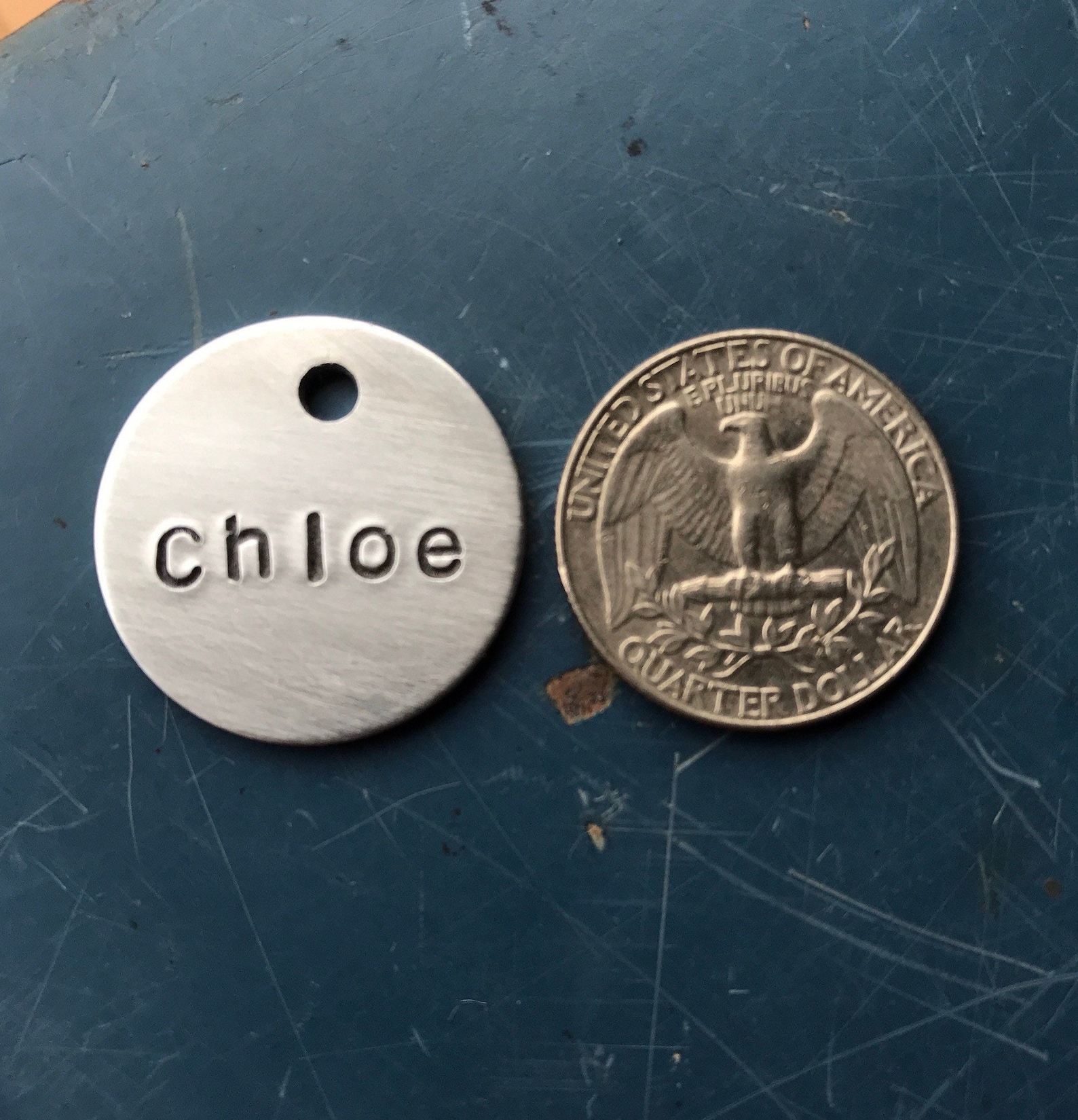 Name Tag Charms Tags Labels Name Tags Hand Stamped Charms Etsy