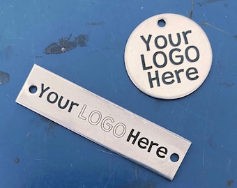 Custom Laser Engraving | Engrave Logos or Personalized Text on Charms or Tags