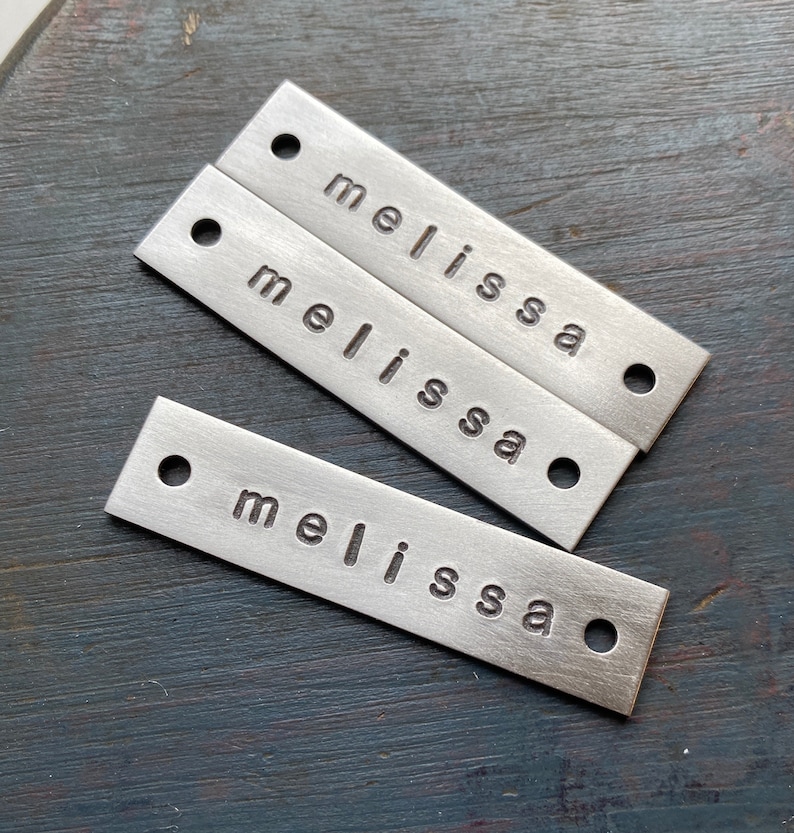 Metal Label for your handmade furniture, custom made for you image 1
