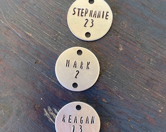 Birthday calendar tags, birthday charms for wall calendar, anniversary dates, birthday tracker, make your own birthday wall hanging, diy
