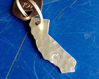 California keychain, I left my heart in California