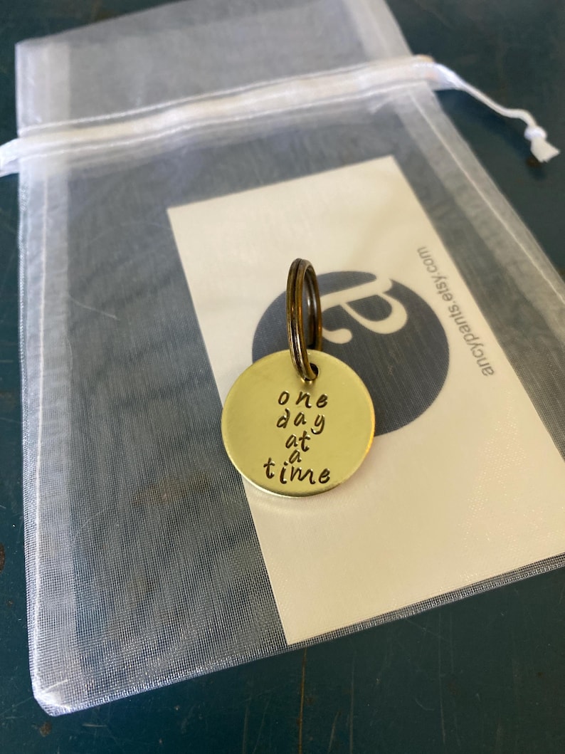 Custom Keychain, Choose Your Text, Hashtag, Round Brass Keyring - Etsy