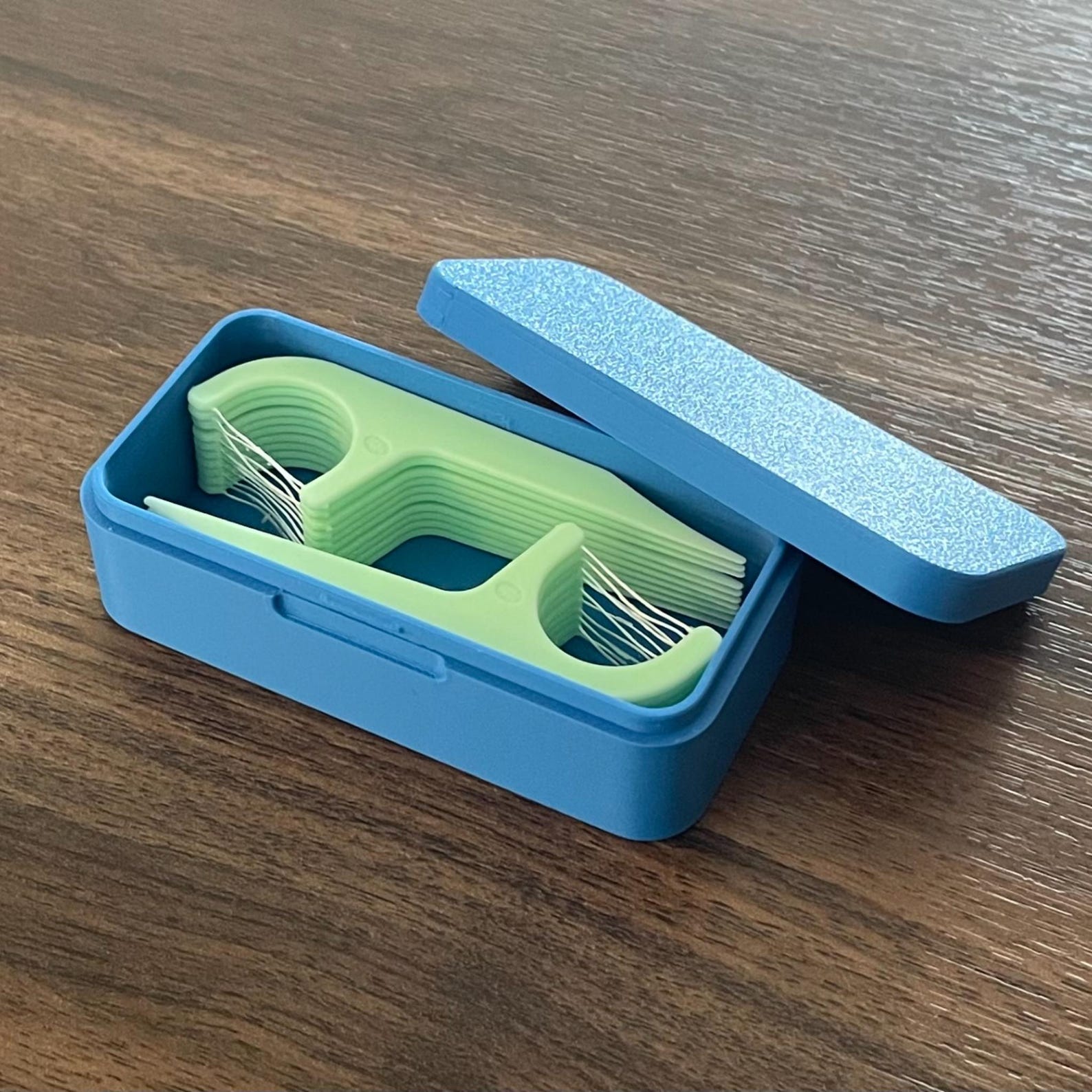 Pocket Floss Container • Compact Dental Floss Holder • Travel Floss Case • Minimal Everyday Carry Accessory