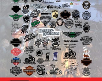 Harl.ey SVG PNG EPS Pdf Files Bundle,Layered Files,Harl.ey Cut Files, Davids.on Clipart,Harl.ey Digital Stickers,Motorcycles Cricut Bike