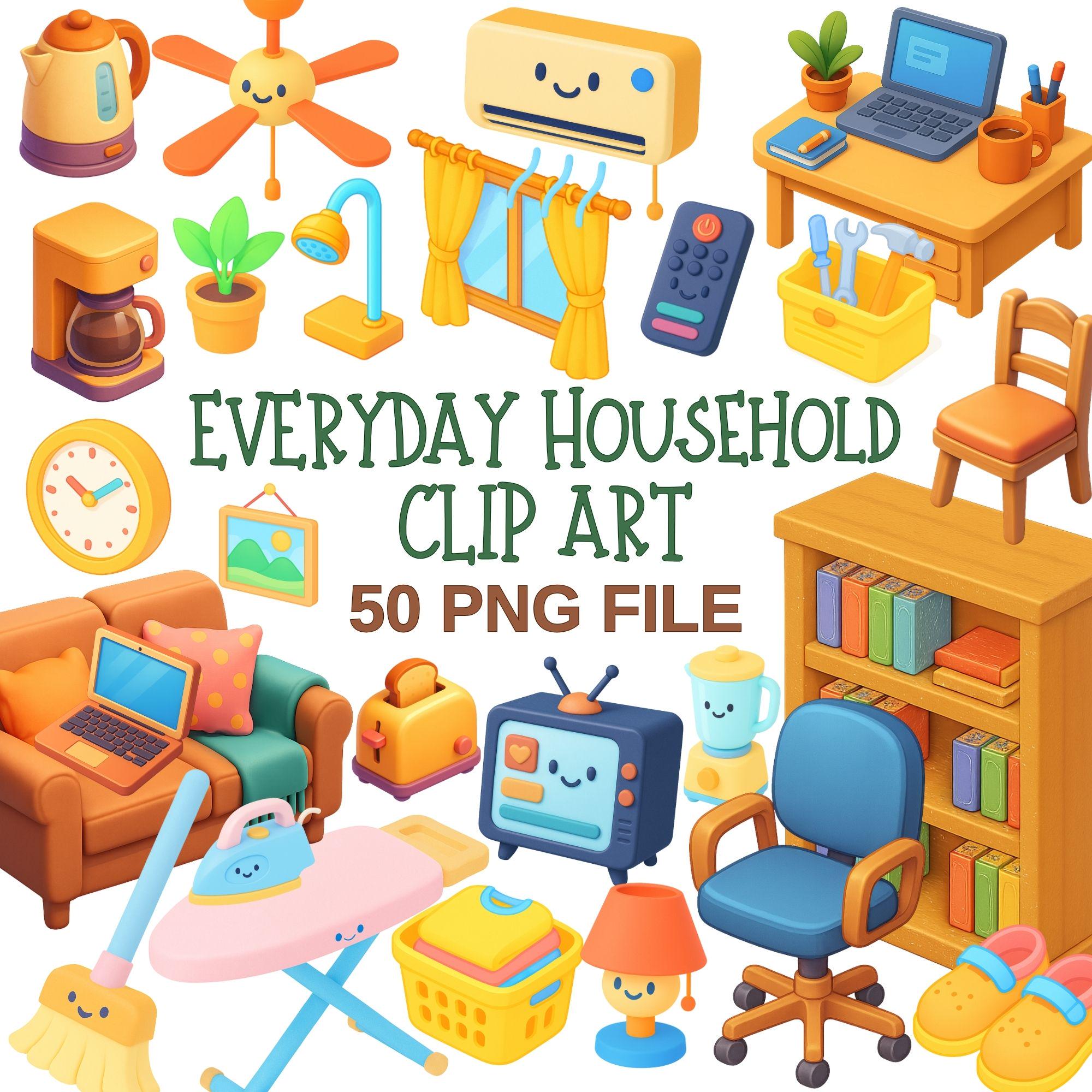Buy Kawaii House Clipart Online In India - Etsy India, image size:2000x2000