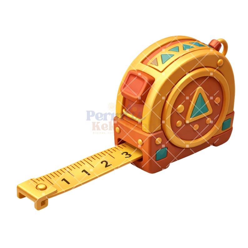 Dig Site Tools Clip Art: Cartoon Camera, Tape Measure, Sifter (digital ...