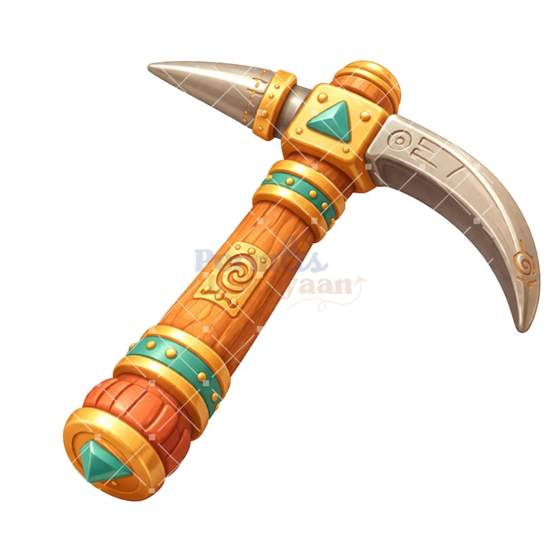 Dig Site Tools Clip Art: Cartoon Camera, Tape Measure, Sifter (digital ...