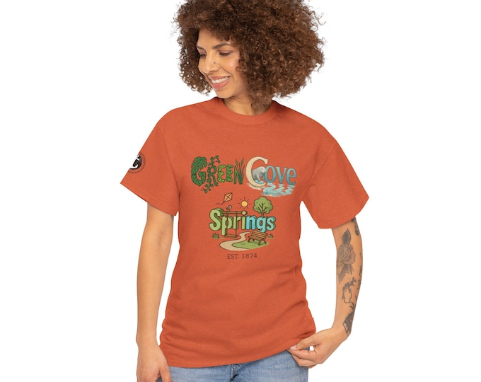 Featured listing image: Green Cove Springs tee | Vintage Florida town logo, est. 1871