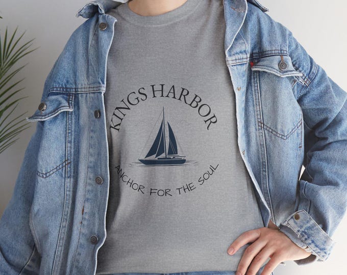 Featured listing image: Nautical T-Shirt: Coastal Sailor Boat Graphic Tee