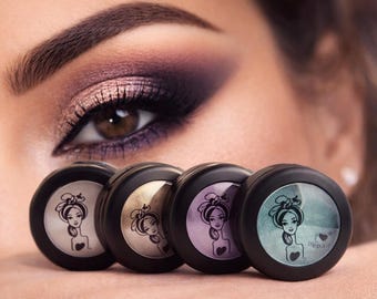 Hochpigmentierter, hochpigmentierter Kompakt-Lidschatten mit langer Haltbarkeit