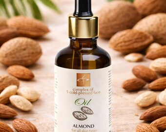 Fionna Almond Face Oil Natural Complex 5 Cold - Pressed Oils, 50 ml
