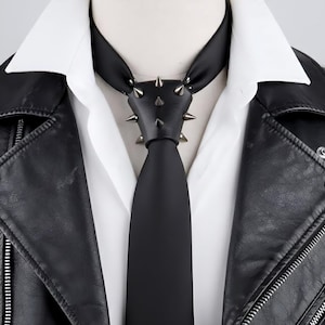 Nœud de cravate à crampons fait main - Accessoire de cravate gothique et steampunk