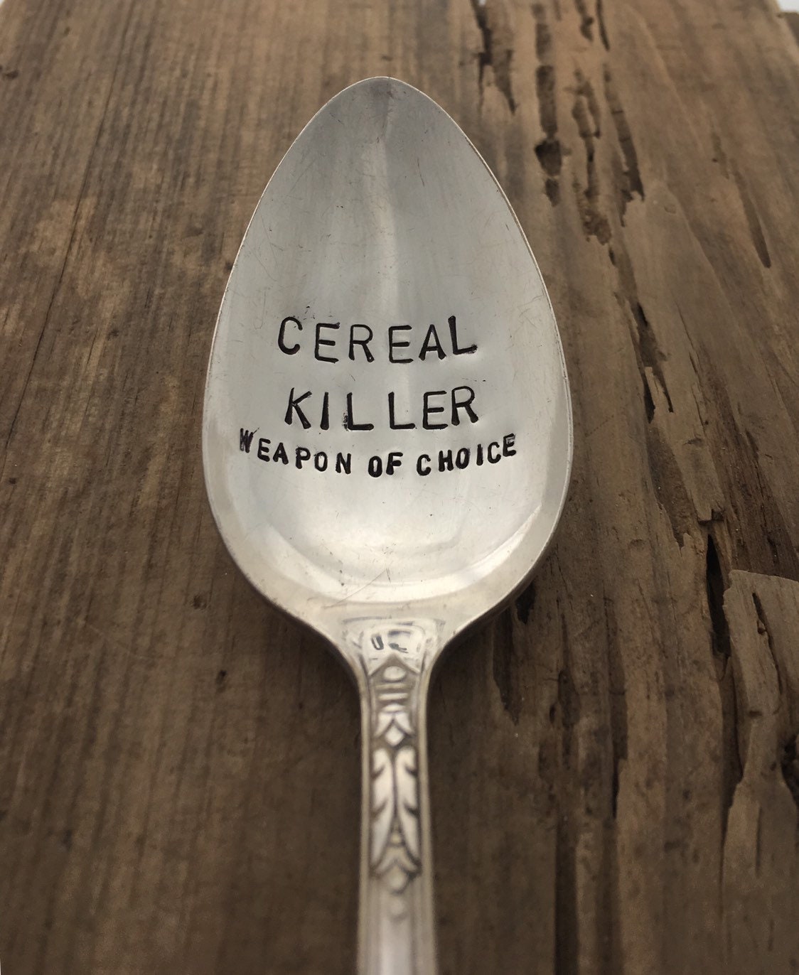 Cereal Killer Spoon Weapon of Choice Etsy