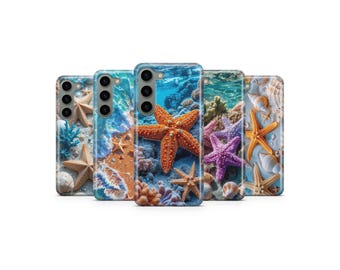 Starfish Phone Case Ocean Sea Cover for Samsung S25 Ultra S24 S23 S22 S21 S20 FE S10 S9 S8 S7 A56 A36 A26 A17 A16 A06 A05s