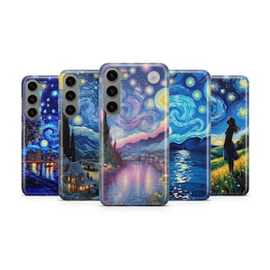 Starry Night Phone Case Van Gogh Art Phone Cover for Samsung S25 Ultra S24 S23 S22 S21 S20 FE S10 S9 S8 S7 A56 A36 A26 A17 A16 A06 A05s