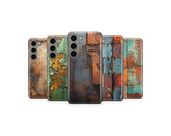 Rust Texture Phone Case Industrial Cover for Samsung S25 Ultra S24 S23 S22 S21 S20 FE S10 S9 S8 S7 A56 A36 A26 A17 A16 A06 A05s