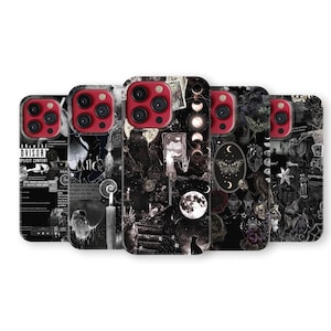 Dark Academia Phone Case Gothic Witchy Aesthetic Phone Cover for iPhone 17 Pro Max 16 15 14 13 12 11 X 8 7 6 Plus Samsung S25 Ultra S24 S23
