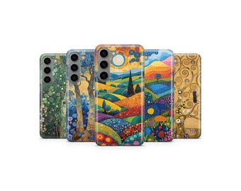 Gustav Klimt Phone Case Art Nouveau Cover for Samsung S25 Ultra S24 S23 S22 S21 S20 FE S10 S9 S8 S7 A56 A36 A26 A17 A16 A06 A05s