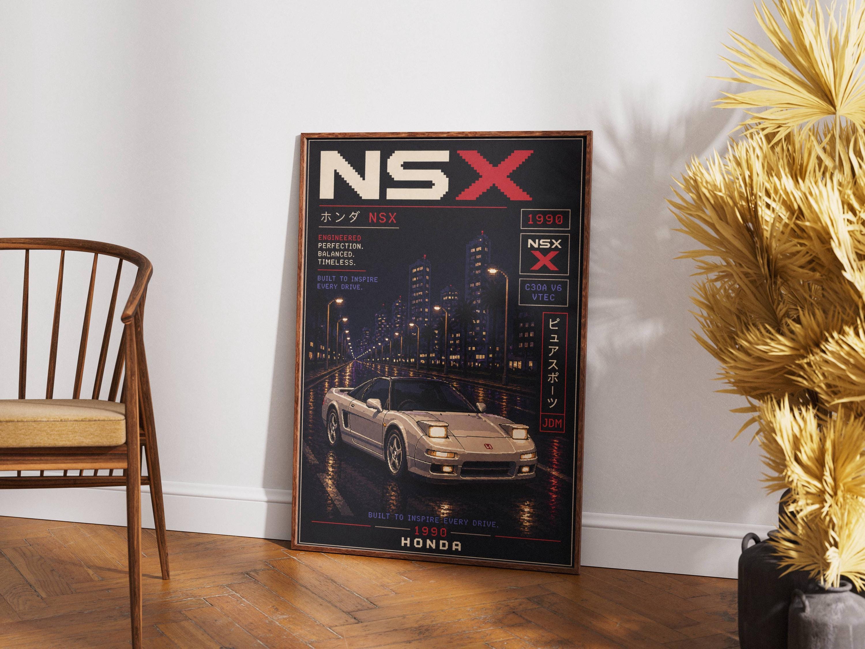 Honda Nsx Poster - Etsy