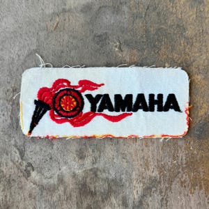1970s YAMAHA logo vintage sew-on patch