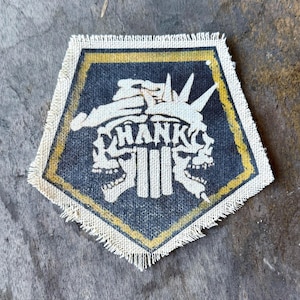 Hank Williams the 3rd canvas sew-on patch
